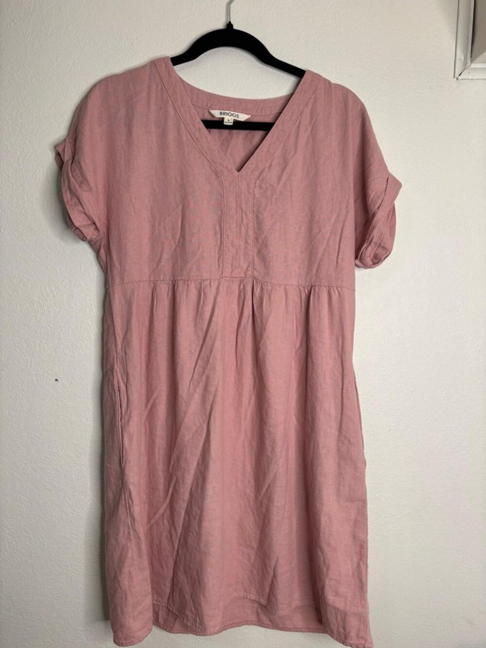 Linen Rayon Babydoll Dress